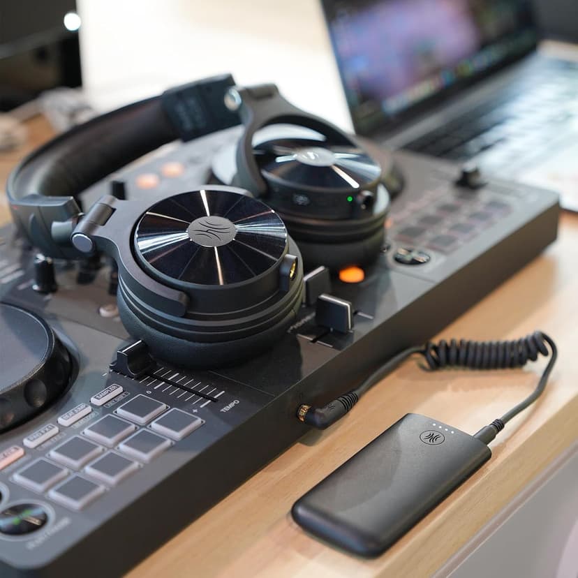 OneOdio Studio Max 1 Wireless Over-Ear DJ Headphones, 120H Playtime, Hi-Res/LDAC Audio, 20MS Low Latency, Dongle/Bluetooth/6.35mm/3.5mm Connection for Monitor Guitar Keyboard Podcast Recording