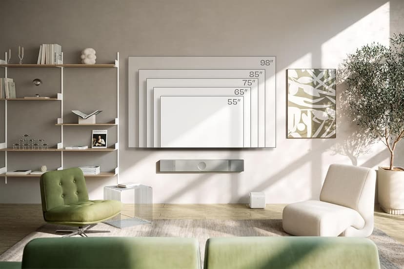 KEF XIO Dolby Atmos 5.1.2 Soundbar (Silver Grey)