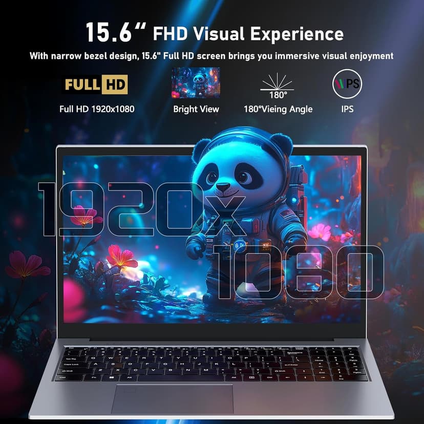 ZOLWAYTAC Laptop Gaming,Gaming laptops,16GB DDR4 512GB SSD,with N100 Processor(UP to 3.4Ghz,4C/4T),15.6" FHD 1920 * 1080P,Full Metal Housing,WiFi,BT,USB3.2,Type C Charging,180°Open Angle,Metallic Grey