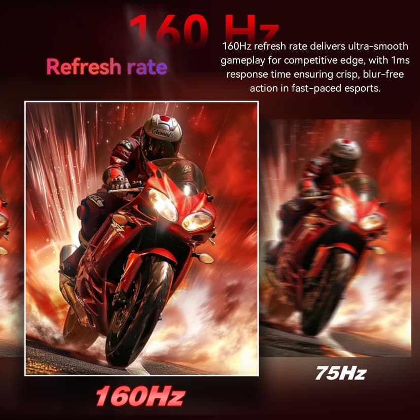 32Inch 4K Curved Monitor,160Hz UHD(3840 x 2160) Curved Gaming Monitor,1ms AMD FreeSync Premium,1500R,125% sRGB,95% DCI-P3,Monitor with Speaker,HDMI2.1,DP1.4,VESA