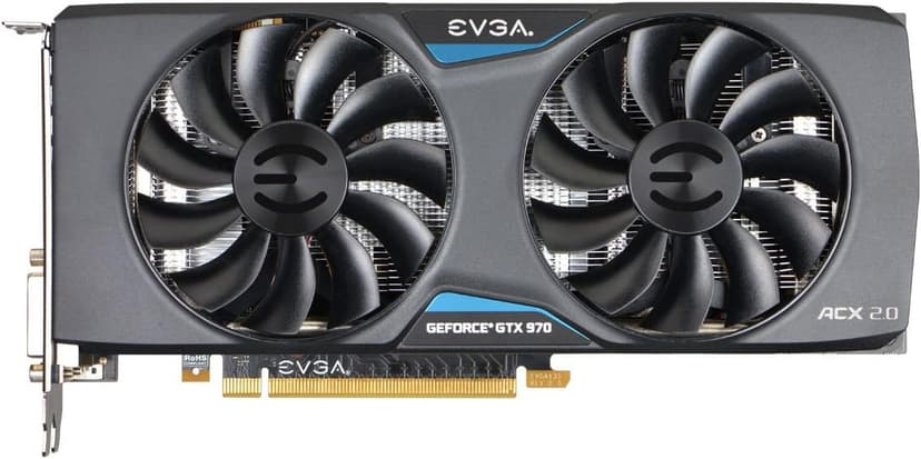 EVGA GeForce GTX 970 4GB Graphics Card 04G-2972-KR