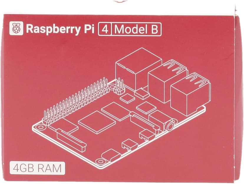 Raspberry Pi 4 Model B 2019 Quad Core 64 Bit WiFi Bluetooth (4GB)