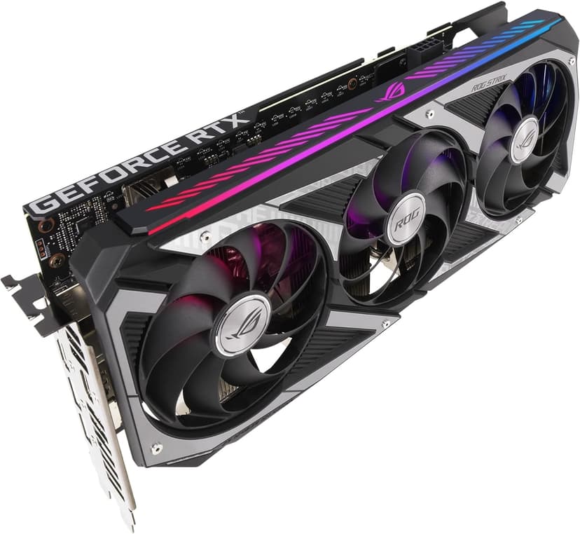 ASUS ROG Strix NVIDIA GeForce RTX 3060 V2 OC Edition Gaming Graphics Card (PCIe 4.0, 12GB GDDR6, HDMI 2.1, DisplayPort 1.4a, Axial-tech Fan Design, 2.7-Slot, Super Alloy Power II, GPU Tweak II)