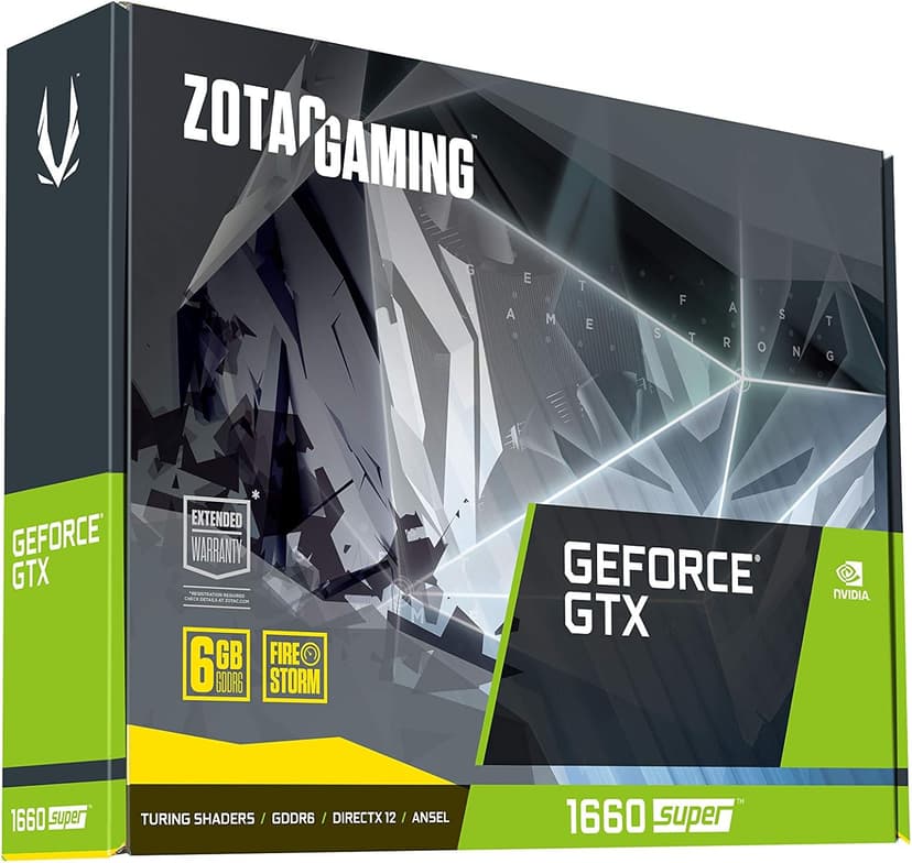 ZOTAC GeForce GTX 1660 Super 6GB GDDR6 192-bit Gaming Graphics Card, Super Compact, ZT-T16620F-10L