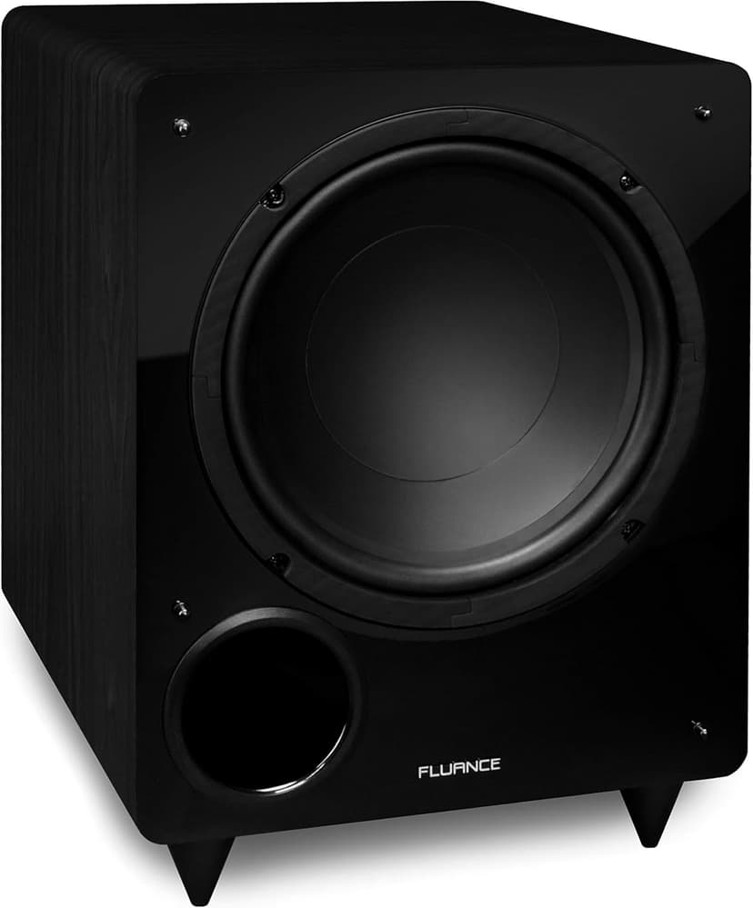 Fluance Elite High Definition Surround Sound Home Theater 5.1 Speaker System Including 3-Way Floorstanding Towers, Center Channel, Rear Surround Speakers and a DB10 Subwoofer - Black Ash (SX51BR)