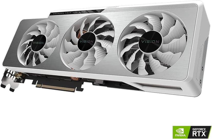 GIGABYTE GeForce RTX 3080 Ti Vision OC 12G Graphics Card, 3X WINDFORCE Fans, 12GB 384-bit GDDR6X, GV-N308TVISION OC-12GD Video Card