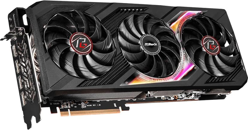 ASRock AMD Radeon™ RX 7900 XT Phantom Gaming 20GB OC Graphics Card 320 Bit 7680 x 4320 0dB Silent Cooling 3 x DisplayPort™ 2.1 GDDR6 1 x HDMI™ 2.1 20Gbps PCI Express 4.0