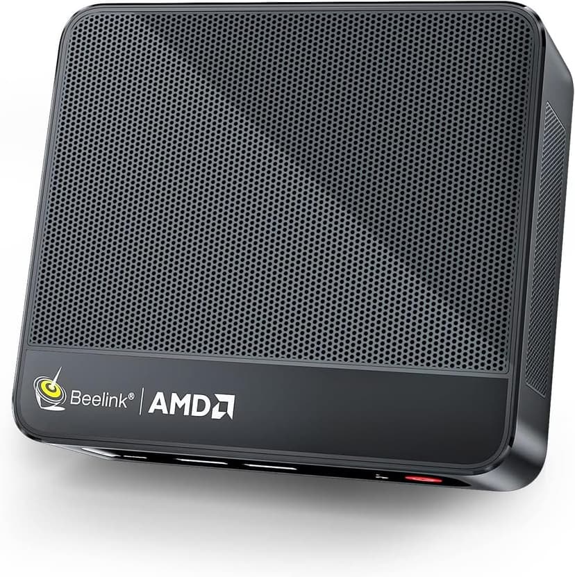 Beelink SER5 Pro Mini PC, AMD Ryzen 7 5825U(7nm, 8C/16T) up to 4.5GHz, Mini Computer 16GB DDR4 RAM 500GB NVME SSD, Micro PC 4K@60Hz Triple Display, Mini Gaming Computer WiFi6/BT5.2/HTPC