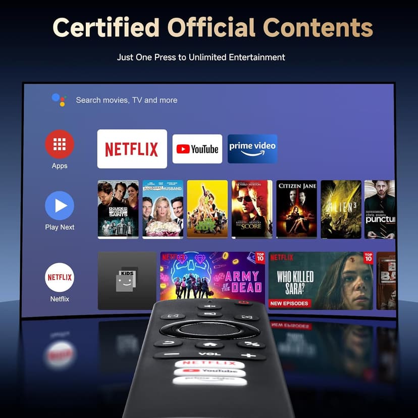 [Netflix-Licensed/Dolby Audio]Outdoor Projector with Wifi 6 and Bluetooth, iSinbox 1080P Native 800ANSI Portable Movie Projector, Built-in Netflix/YouTube/PrimeVideo, Electric Focus Smart Projector