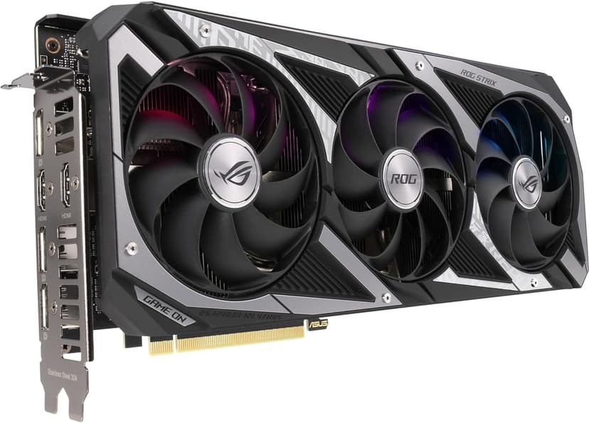 ASUS ROG Strix NVIDIA GeForce RTX 3060 V2 OC Edition Gaming Graphics Card (PCIe 4.0, 12GB GDDR6, HDMI 2.1, DisplayPort 1.4a, Axial-tech Fan Design, 2.7-Slot, Super Alloy Power II, GPU Tweak II)
