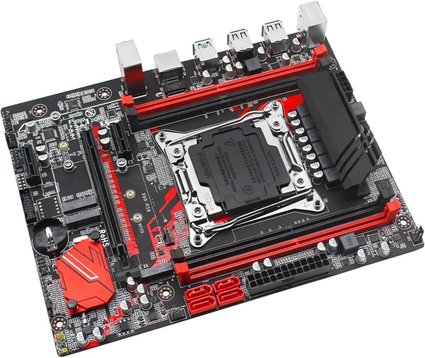 Desktop MainboardFit for Machinist X99 Mining Motherboard LGA 2011-3 with M.2 NVME Slot Support Four Channels DDR4 64GB ECC SATA3.0 USB3.0 Gaming Motherboard