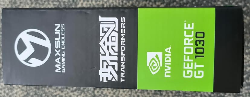 maxsun GEFORCE GT 1030 2GB GDDR5 Video Graphics Card GPU Mini ITX Design, New Architecture & Fast Performance Than 2GD4, HDMI, DVI-D, Single Fan Cooling System
