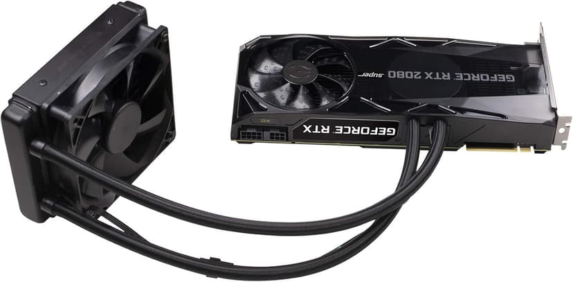 EVGA GeForce RTX 2080 Super XC Hybrid Gaming, 08G-P4-3188-KR, 8GB GDDR6, RGB LED Logo, Metal Backplate