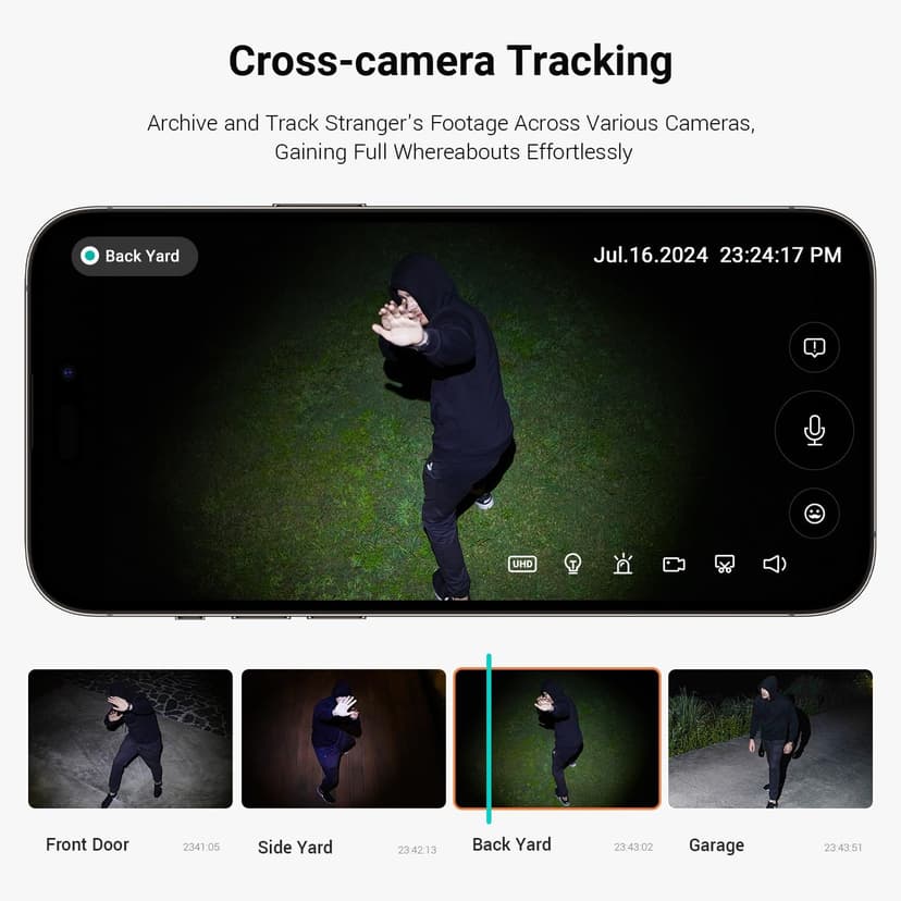 Security Cameras Wireless Outdoor Home System, 4 Camera Kit, No Subscription Fees, Solar Powered, Local Storage, 365-Day Battery Life, 360°PTZ Surveillance, Auto Tracking, 2K Color Night Vision