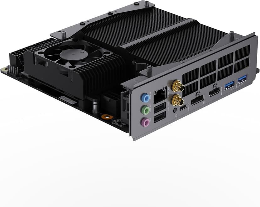 MINISFORUM BD790I X3D Mini ITX Motherboard, Integrated AMD Ryzen 9 7945HX3D, up to 5.4 GHz, 16C/32T, 144MB Cache,PCIe 5.0 x16 Slot,2 x PCIe 5.0 M.2 Slots, DDR5, HDMI/DP/USB-C, WiFi 6E/BT 5.3