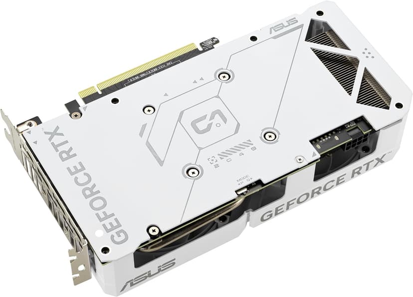 ASUS Dual GeForce RTX 4060 EVO White OC Edition 8GB GDDR6 Gaming Graphics Card White (Nvidia GeForce RTX4060 DLSS3, 246 AI Tops, PCIe 4.0, 1x HDMI 2.1a, 3X DisplayPort 1.4a,