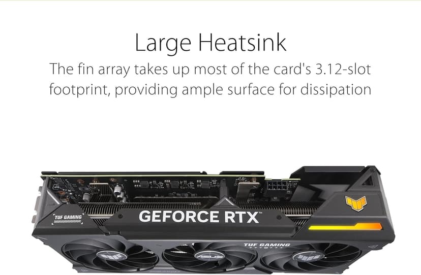 ASUS TUF Gaming GeForce RTX™ 4060 Ti OC Edition Gaming Graphics Card (PCIe 4.0, 8GB GDDR6, DLSS 3, HDMI 2.1a, DisplayPort 1.4a)