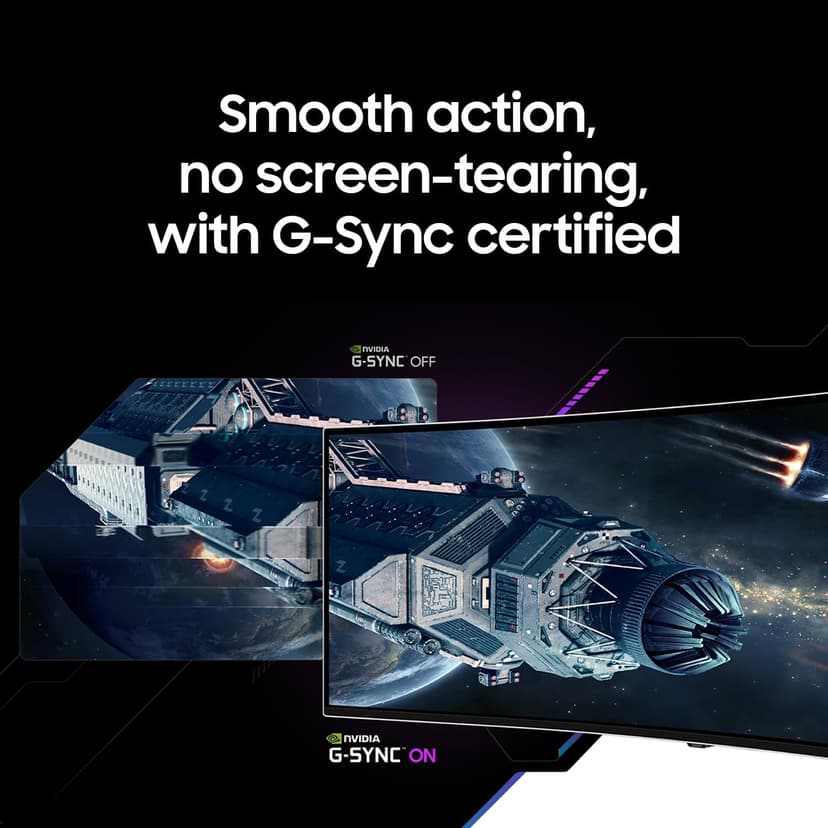 Samsung 49" Odyssey OLED (G93SC) Series Curved Gaming Monitor w QD-OLED, 240Hz, 0.03ms, Dual QHD,DisplayHDR True Black 400,AMD FreeSync Premium Pro,Height Adjustable Stand,3 Yr Warranty,LS49CG932SNXZA