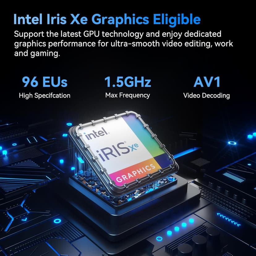 GEEKOM IT13 Mini PC 2025 with 13th Gen Intel i9-13900HK | 32GB RAM | 2TB NVMe SSD | Windows 11 Pro | 8K Quad Display | WiFi 6E | SD Card Reader | Intel NUC13 Replacement Desktop Computers