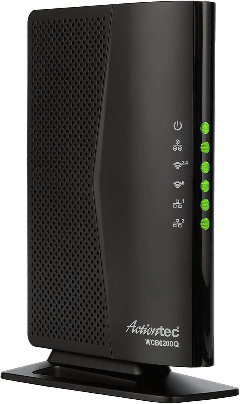 Actiontec 802.11ac Desktop WiFi Extender with 4 Internet Antennas 5GHz, Gigabit Ethernet, Bonded MoCA for Whole Home Fast WiFi (WCB6200Q) (Renewed)