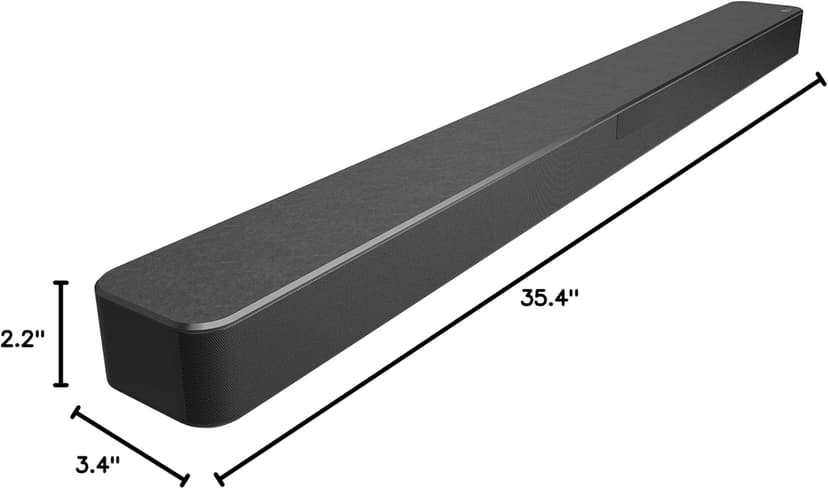 LG SN5Y Sound Bar w/Subwoofer, 2.1 ch, Power, High Res Audio, DTS Virtual: X, AI Sound Pro, Wireless Surround Sound Ready, Bluetooth Connectivity - Black