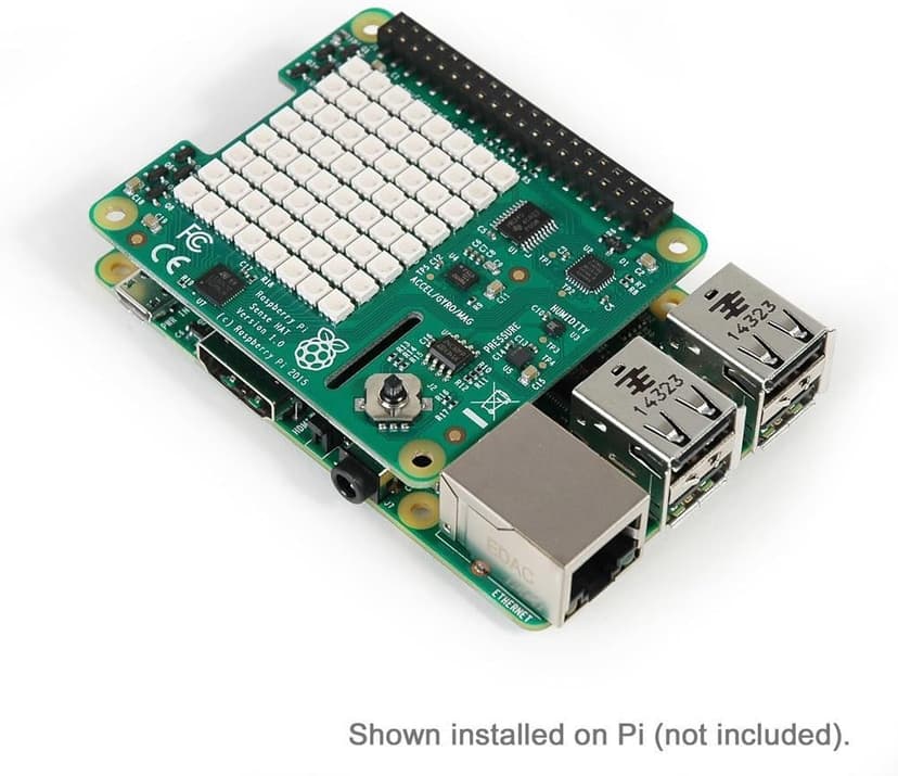Raspberry Pi RASPBERRYPI-SENSEHAT Sense HAT with Orientation, Pressure, Humidity and Temperature Sensors