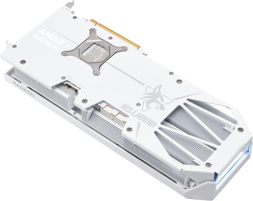 PowerColor Hellhound Spectral White AMD Radeon RX 9070 XT 16GB GDDR6