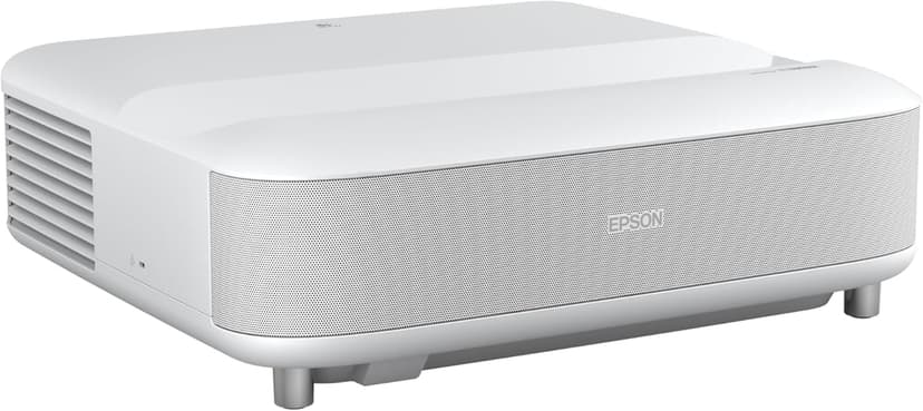 Epson EpiqVision Ultra LS650 Ultra Short Throw 3-Chip 3LCD Smart Streaming Laser Projector, 4K PRO-UHD, HDR, 3,600 Lumens, up to 120", Epson Setting Assistant, Android TV, Sound by Yamaha - White