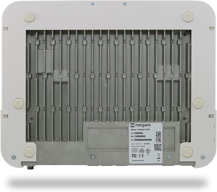 Netgate 6100 pfSense+ Security Gateway | Router, Firewall, VPN | Lifetime TAC Lite Support | 2x10 GbE SFP+ Ports | 2x1 Gbps Combo Port RJ45 Copper OR SFP Fiber | 4X 2.5 Gbps Ports