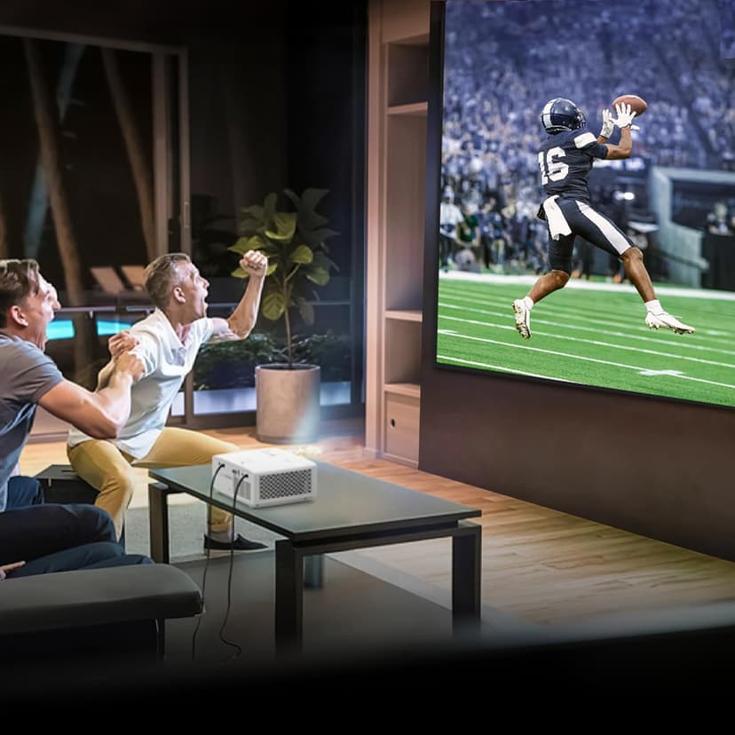Optoma UHD35STx Short Throw True 4K UHD Gaming and Home Entertainment Projector 3,600 Lumens 240Hz Refresh Rate and Ultra-Low 4ms Response Time