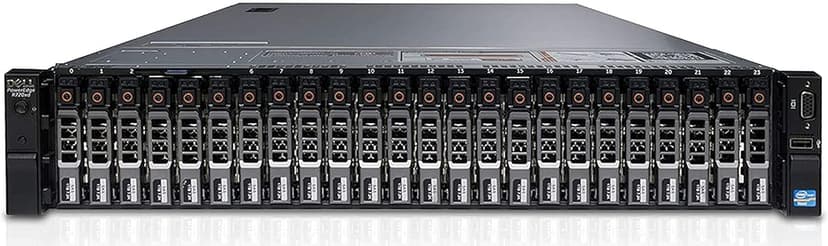 Dell PowerEdge R730xd Server 24B SFF 2U, 2X Intel Xeon E5-2690 v4 2.6Ghz (28-cores Total), 128GB DDR4 RAM, 4X 1.2TB 10K SAS 2.5” 12Gb/s HDD, H730P 2GB RAID, NIC 10Gb + I350 1Gb (Renewed)