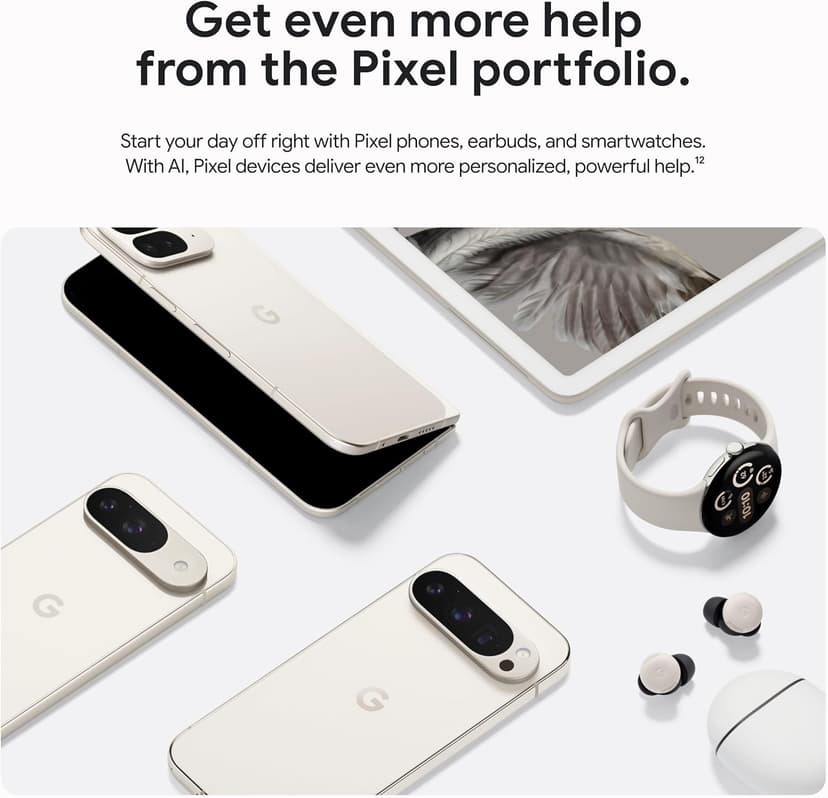 Google Pixel 9 Pro Fold - Unlocked Android Smartphone with Gemini - Advanced Triple Rear Camera System - Foldable Display - Hands-Free Video - Obsidian - 512 GB