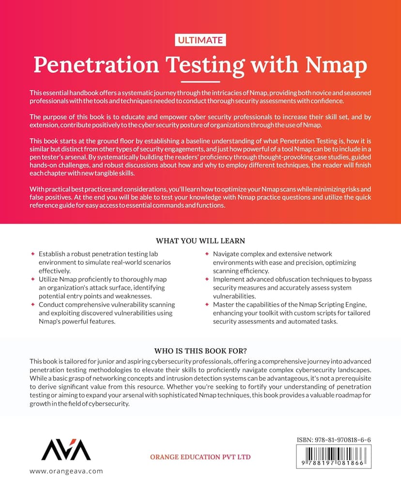 Ultimate Penetration Testing with Nmap: Master Cybersecurity Assessments for Network Security, Monitoring, and Scanning Using Nmap (English Edition)