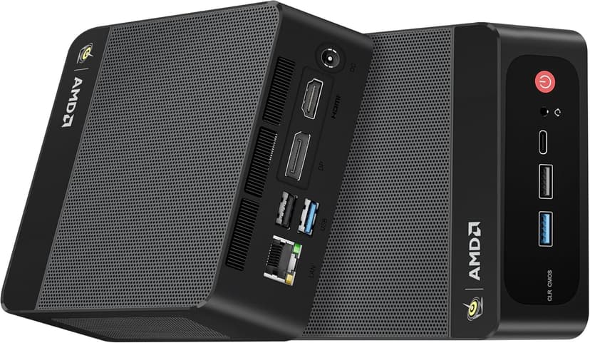 Beelink SER5 Max Mini PC, AMD Ryzen 7 6800U (up to 4.7GHz, 8C/16T), 32G LPDDR5 RAM 1TB M.2 PCIe4.0 SSD Mini Desktop Computers, Micro PC 4K Triple Display/WiFi 6/BT5.2, Office/School/Gaming