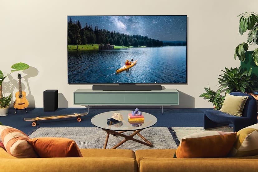 LG SC9S 3.1.3-Channel Perfect Matching Soundbar to the OLED evo C Series TV, Dolby Atmos, WOW Orchestra, WOWCAST Built-in with Wireless Dolby Atmos, Rear Speaker Ready, Wireless Subwoofer (2024 Model)