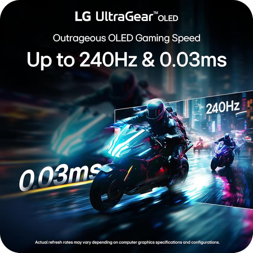 LG 39GX90SA-W 39-inch Ultragear WQHD (3440 x 1440) OLED Curved Gaming Monitor 240Hz, 1ms, NVIDIA G-Sync Compatible, AMD FreeSync Premium, VESA DisplayHDR True Black 400, webOS, USB Type-C, White