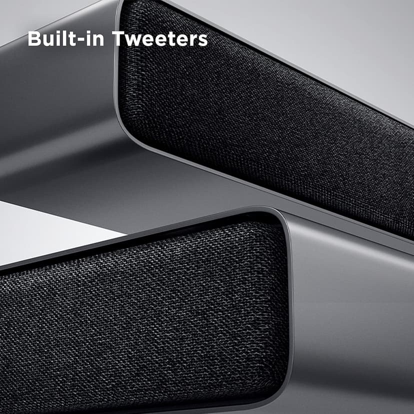 TCL 5.1ch Sound Bar with Wireless Subwoofer (Q6510, 2023 - Model), Dolby Audio, DTS Virtual:X, 430W, Built-in Center Channel Speaker, 2 Rear Surround Sound Speakers, Wall Mount/HDMI Cable (Renewed)