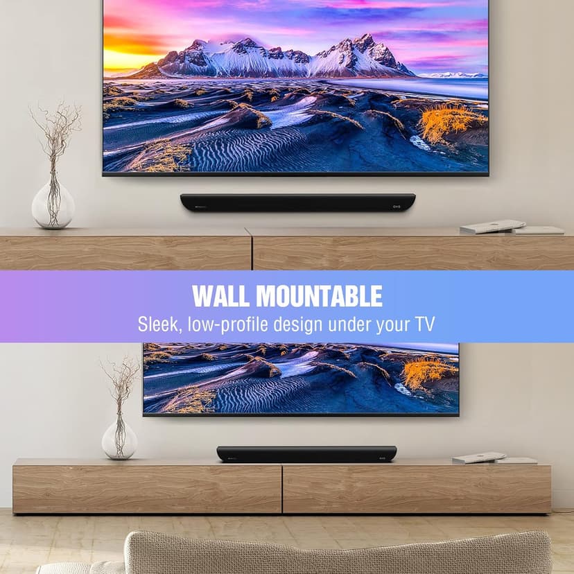OXS S5 Sound bar for TV with HDMI eARC, Dolby Atmos 3.1.2 Built-in Subwoofer, Center Speaker, Bluetooth & Multi Wired Connection, 5 EQ, 4K HDR Passthrough, 230W, Home Theater Audio Wall Mounted