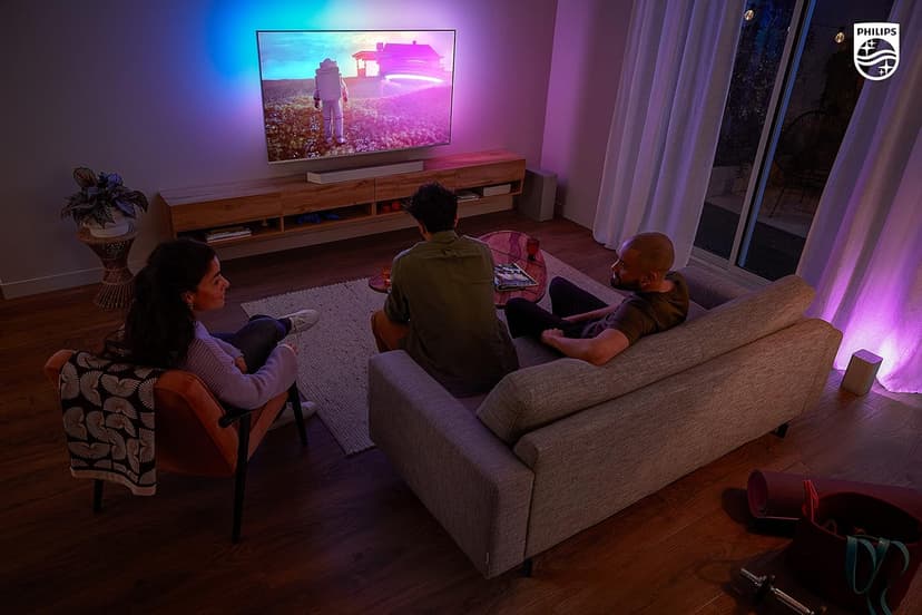 PHILIPS B8507B 3.1-Channel Soundbar with Wireless Subwoofer and Dolby Atmos - Black