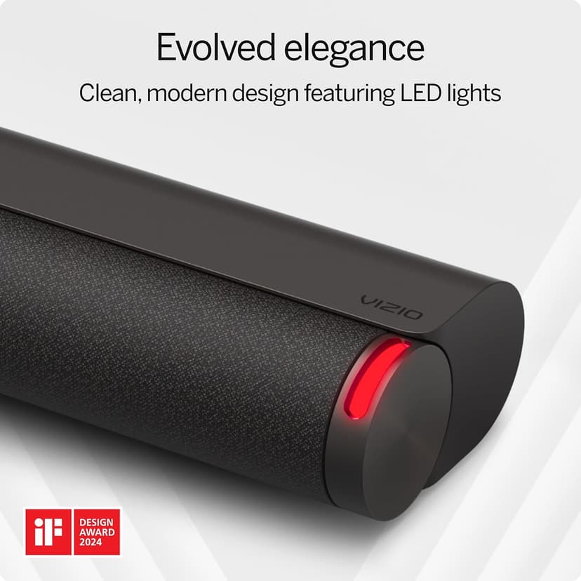 VIZIO 5.1.2 Elevate SE Soundbar, Wireless Subwoofer, Surround Sound w/Dolby Atmos & DTS:X, Bluetooth Speaker, QuickFit™ Compatible – SL512X-08 (New, 2024 Model)