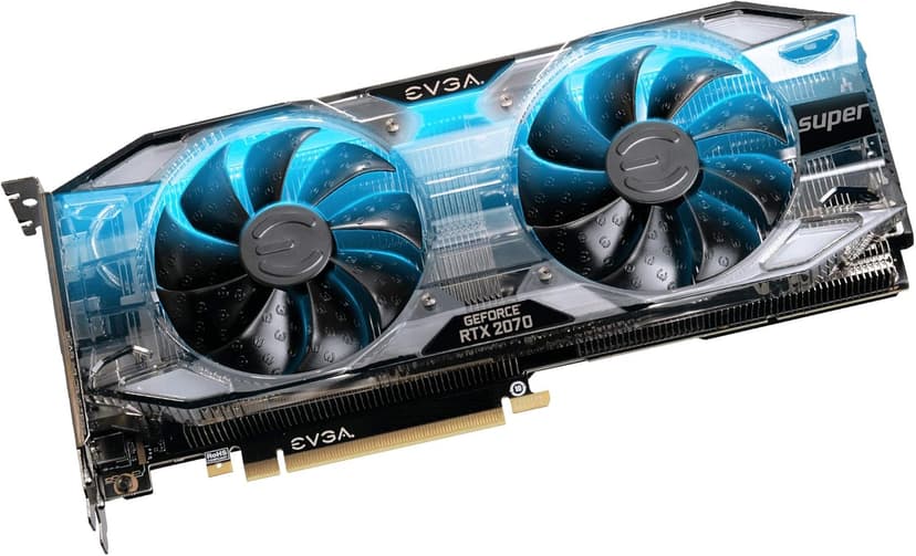 EVGA GeForce RTX 2070 Super XC Gaming, 8GB GDDR6, Dual HDB Fans, RGB LED, Metal Backplate, 08G-P4-3172-KR