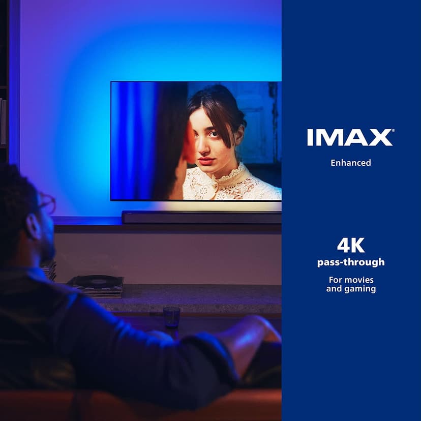 PHILIPS Fidelio FB1 7.1.2-Channel Surround Sound Soundbar with Integrated Dolby Atmos and Subwoofer + DTS Play-Fi, All-in-One, Premium Design and Materials