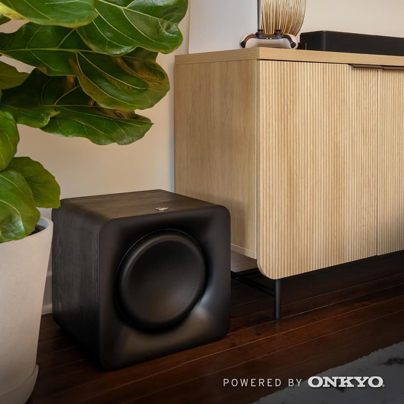 Klipsch Flexus Sound System: CORE 100 2.1 Channel Sound Bar, 10" SUB 100 Subwoofer and SURR 100 Surround Sound Speakers, Powered by Onkyo with Bluetooth, Dolby Atmos and Custom Tuned Bass - Black