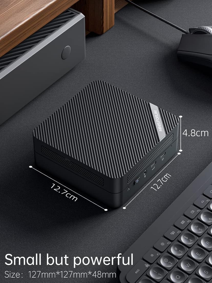 MINISFORUM Venus Series UM773 Lite Mini PC AMD Ryzen 7 7735HS up to 4.75GHz 32GB DDR5 512GB PCIe4.0 SSD AMD Radeon 680M Mini Computer, 2 x HDMI,1x USB4,5X USB Ports,WiFi 6,BT5. 2
