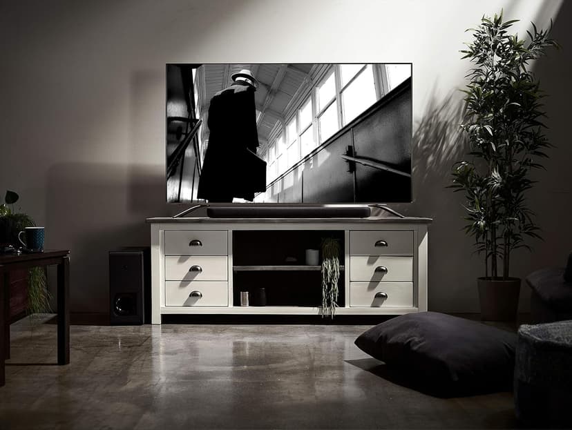 YAMAHA Audio YAS-209BL Sound Bar with Wireless Subwoofer, Built-in Bluetooth, and Alexa Voice Control, 2.1-Channel Soundbar System, Virtual 3D Surround Sound Bars for Tv
