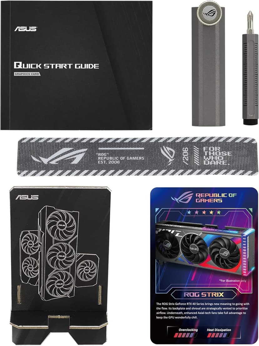 ASUS ROG Strix GeForce RTX™ 4060 OC Edition Gaming Graphics Card (PCIe 4.0, 8GB GDDR6, DLSS 3, HDMI 2.1a, DisplayPort 1.4a, Axial-tech Fan Design, Aura Sync, 0dB Technology)
