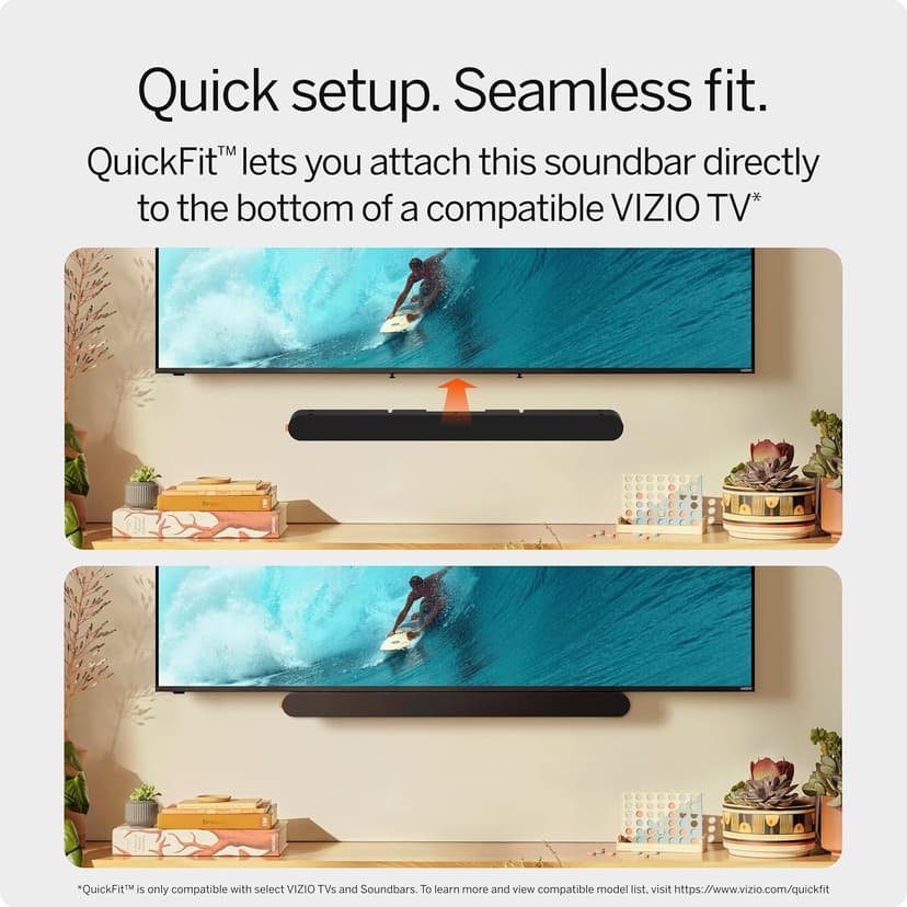 Vizio SV510X-0806B-RB Dolby Atmos 5.1 Channel 33 Inch Soundbar System - (Renewed)