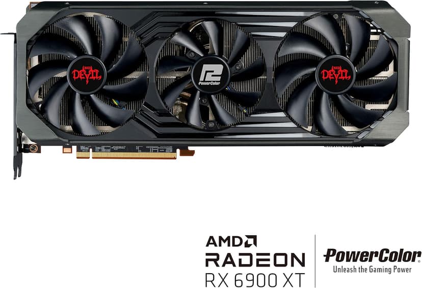 PowerColor Red Devil AMD Radeon™ RX 6900 XT Gaming Graphics Card with 16GB GDDR6 Memory, Powered by AMD RDNA™ 2, Raytracing, PCI Express 4.0, HDMI 2.1, AMD Infinity Cache