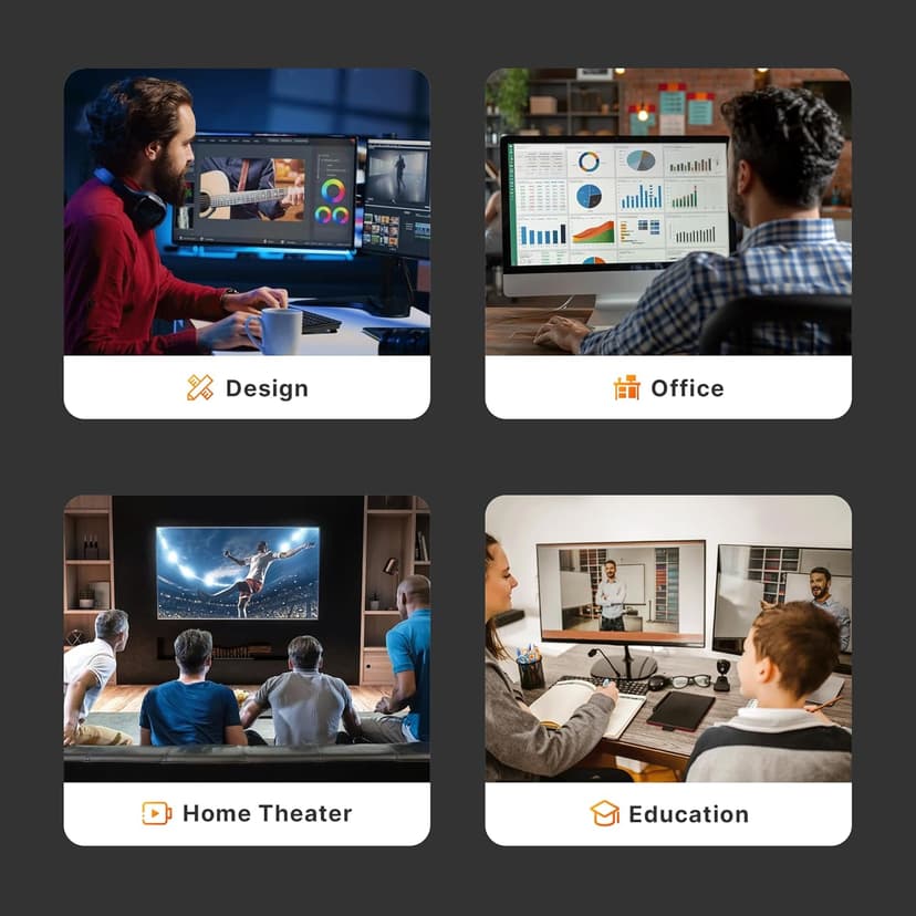 P4 Mini PC Desktop Computers, AMD Ryzen 7 5825U (up to 4.5GHz), 32GB DDR4, 1TB PCIe SSD, Dual LAN 2.5G & Wi-Fi 6E & BT5.2, 4K Triple Display, Compact Silent PC for Gaming, Office, Design
