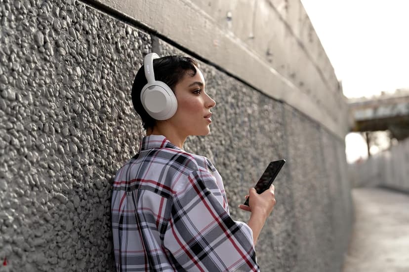 Sony ULT WEAR Over-Ear Noise Cancelling Bluetooth Headphones with Alexa Built-in, Comfortable Design, 30-Hour Battery, Massive Bass, Off White